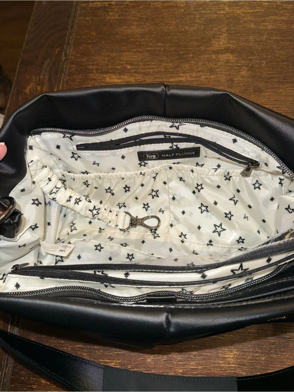 EEUC Lug Half Plunge Satin Luxe VL Bag in Black - Iike new condition